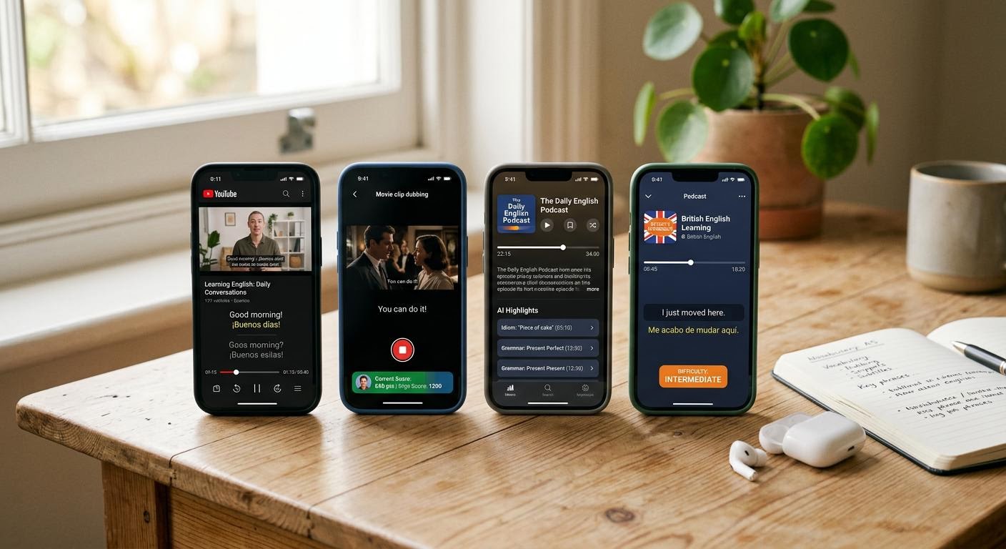 ListenLeap vs VoiceTube vs EWA vs Snipd: Which English App Fits Your Learning Style in 2026