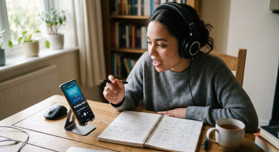 How to Use Podcast Shadowing to Improve Your English Listening and Speaking at the Same Time
