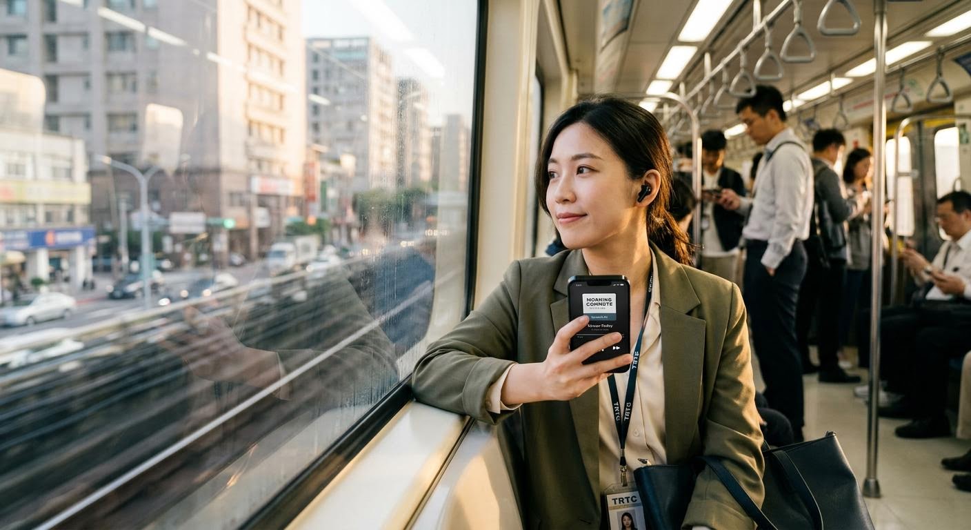 通勤時間怎麼練英文聽力？2026年通勤播客訓練法，兩週聽懂日常對話