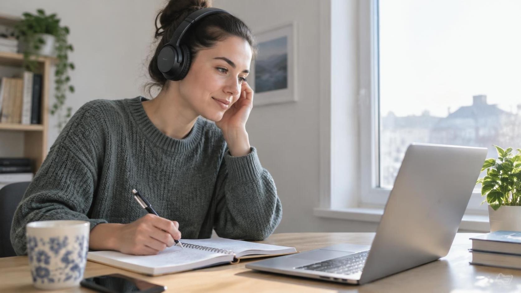 How to Shadow a Natural-Speed English Podcast Without Losing the Next Line (B1)