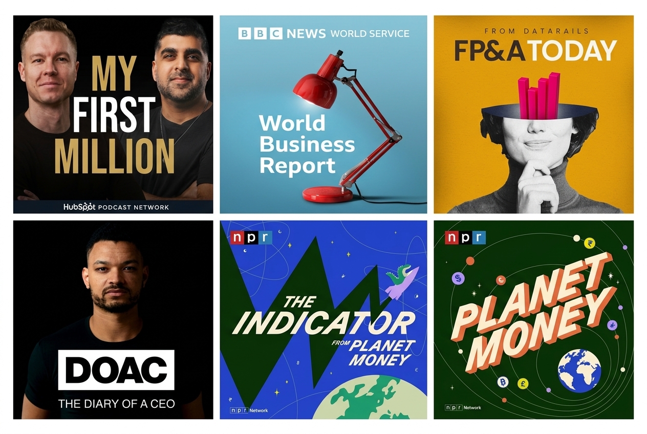 Top 6 Must-Listen Business Podcasts for Entrepreneurs & Professionals